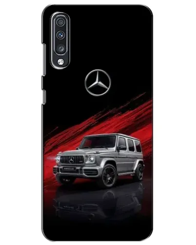 Чехол для Samsung Galaxy A70 2019 (A705F) с картинкой «Mercedes G-Class красный»