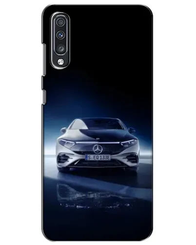 Чехол для Samsung Galaxy A70 2019 (A705F) с картинкой «Ночной Mercedes EQ»