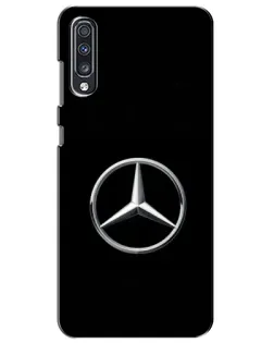 Чехол для Samsung Galaxy A70 2019 (A705F) с картинкой «Mercedes классический лого»