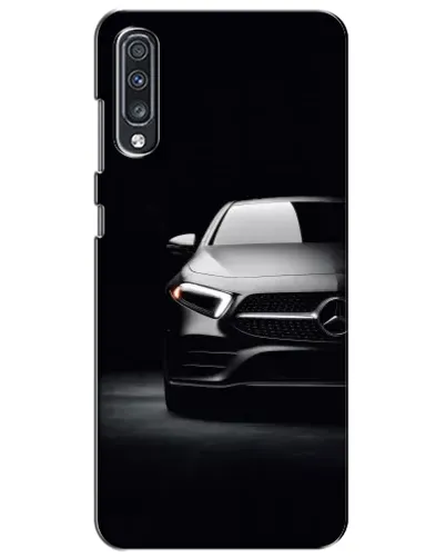 Чехол для Samsung Galaxy A70 2019 (A705F) с картинкой «Свет фар Mercedes»