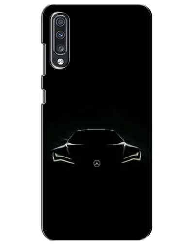 Чехол для Samsung Galaxy A70 2019 (A705F) с картинкой «Mercedes — силуэт авто» Чехол для Samsung Galaxy A70 2019 (A705F) с картинкой «Mercedes — силуэт авто»