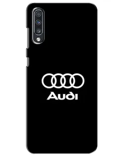 Чехол для Samsung Galaxy A70 2019 (A705F) с картинкой «Классическое лого Audi»
