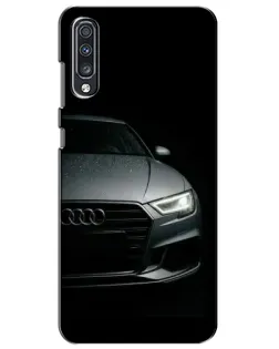 Чехол для Samsung Galaxy A70 2019 (A705F) с картинкой «Audi — детализация кузова»