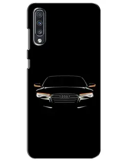 Чехол для Samsung Galaxy A70 2019 (A705F) с картинкой «Audi — ночной контур» Чехол для Samsung Galaxy A70 2019 (A705F) с картинкой «Audi — ночной контур»