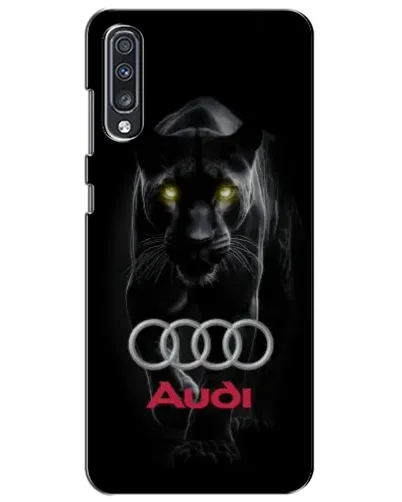 Чехол для Samsung Galaxy A70 2019 (A705F) с картинкой «Пантера и Audi» Чехол для Samsung Galaxy A70 2019 (A705F) с картинкой «Пантера и Audi»