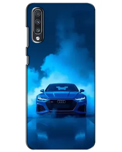 Чехол для Samsung Galaxy A70 2019 (A705F) с картинкой «Audi — голубая энергия» Чехол для Samsung Galaxy A70 2019 (A705F) с картинкой «Audi — голубая энергия»