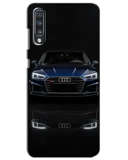 Чехол для Samsung Galaxy A70 2019 (A705F) с картинкой «Audi — ночное отражение» Чехол для Samsung Galaxy A70 2019 (A705F) с картинкой «Audi — ночное отражение»
