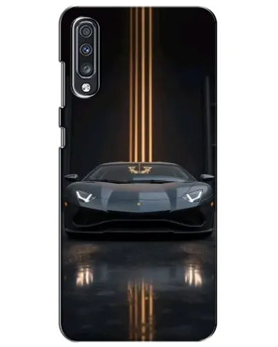 Чехол для Samsung Galaxy A70 2019 (A705F) с картинкой «Lamborghini золотые линии» Чехол для Samsung Galaxy A70 2019 (A705F) с картинкой «Lamborghini золотые линии»