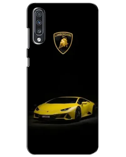 Чехол для Samsung Galaxy A70 2019 (A705F) с картинкой «Lamborghini желтый акцент» Чехол для Samsung Galaxy A70 2019 (A705F) с картинкой «Lamborghini желтый акцент»