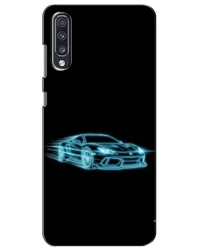 Чехол для Samsung Galaxy A70 2019 (A705F) с картинкой «Неоновый контур Lamborghini» Чехол для Samsung Galaxy A70 2019 (A705F) с картинкой «Неоновый контур Lamborghini»