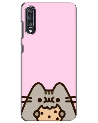Чехол для Samsung Galaxy A70 2019 (A705F) с картинкой «Pusheen и печенье» Чехол для Samsung Galaxy A70 2019 (A705F) с картинкой «Pusheen и печенье»