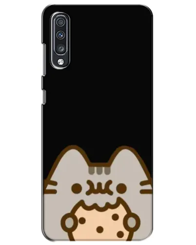 Чехол для Samsung Galaxy A70 2019 (A705F) с картинкой «Пушин на черном» Чехол для Samsung Galaxy A70 2019 (A705F) с картинкой «Пушин на черном»