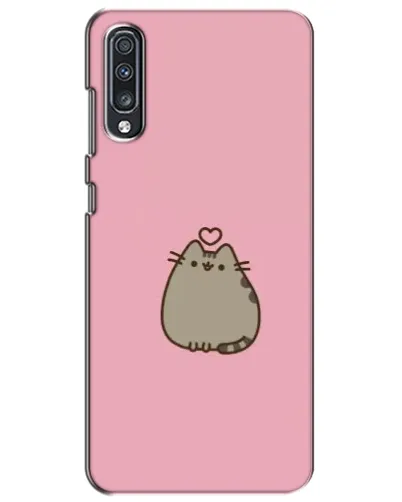 Чехол для Samsung Galaxy A70 2019 (A705F) с картинкой «Pusheen сердце» Чехол для Samsung Galaxy A70 2019 (A705F) с картинкой «Pusheen сердце»