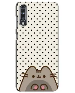 Чехол для Samsung Galaxy A70 2019 (A705F) с картинкой «Пушин в горошек» Чехол для Samsung Galaxy A70 2019 (A705F) с картинкой «Пушин в горошек»