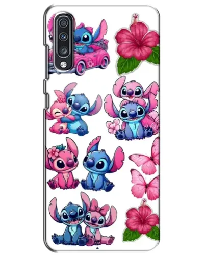 Чехол для Samsung Galaxy A70 2019 (A705F) с картинкой «Стикеры Stitch и Angel» Чехол для Samsung Galaxy A70 2019 (A705F) с картинкой «Стикеры Stitch и Angel»