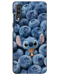 Чехол для Samsung Galaxy A70 2019 (A705F) с картинкой «Стич и голубика» Чехол для Samsung Galaxy A70 2019 (A705F) с картинкой «Стич и голубика»