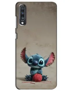 Чехол для Samsung Galaxy A70 2019 (A705F) с картинкой «Стич на коричневом фоне» Чехол для Samsung Galaxy A70 2019 (A705F) с картинкой «Стич на коричневом фоне»