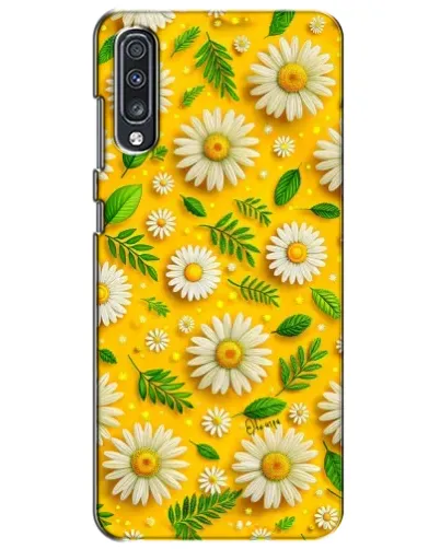 Чехол для Samsung Galaxy A70 2019 (A705F) с картинкой «Ромашковое солнце»