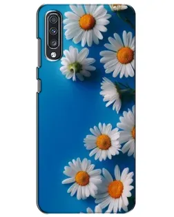 Чехол для Samsung Galaxy A70 2019 (A705F) с картинкой «Белоснежные маргаритки»