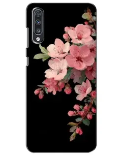 Чехол для Samsung Galaxy A70 2019 (A705F) с картинкой «Розовая ветка сакуры»