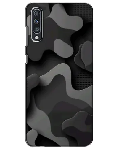 Чехол для Samsung Galaxy A70 2019 (A705F) с картинкой «Темный абстрактный камуфляж»