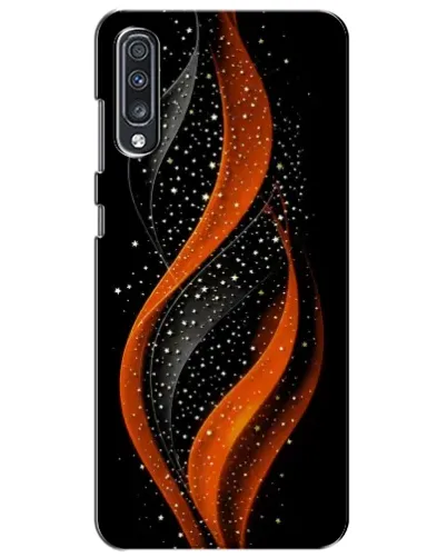 Чехол для Samsung Galaxy A70 2019 (A705F) с картинкой «Огненная звездная волна»