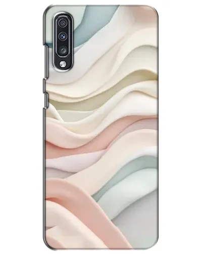 Чехол для Samsung Galaxy A70 2019 (A705F) с картинкой «Пастельные нежные волны»