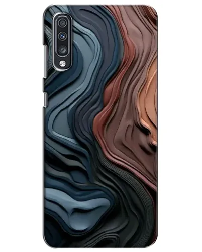 Чехол для Samsung Galaxy A70 2019 (A705F) с картинкой «Цветные волны каньона»