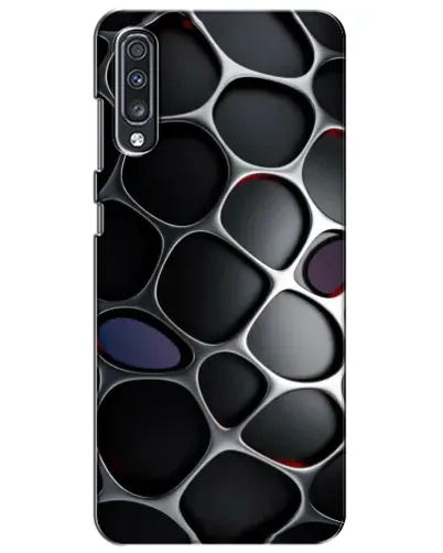 Чехол для Samsung Galaxy A70 2019 (A705F) с картинкой «Объемная темная решетка»