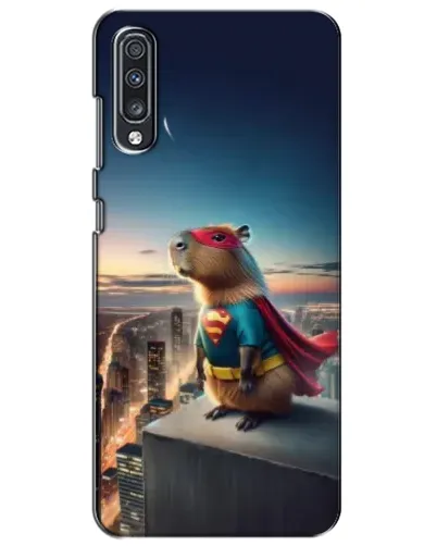 Чехол для Samsung Galaxy A70 2019 (A705F) с картинкой «Капи-мен супергерой»