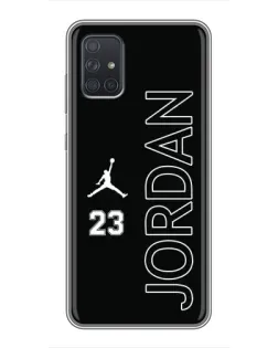 Чехол для Samsung Galaxy A71 (A715) с картинкой «Jordan Vertical»