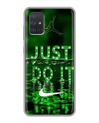 Чехол для Samsung Galaxy A71 (A715) с картинкой «Зеленый неоновый Nike» Чехол для Samsung Galaxy A71 (A715) с картинкой «Зеленый неоновый Nike»