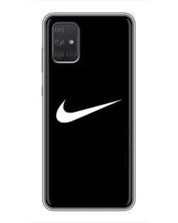 Чехол для Samsung Galaxy A71 (A715) с картинкой «Минималистический Найк»