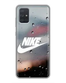 Чехол для Samsung Galaxy A71 (A715) с картинкой «Nike в стиле ретро»