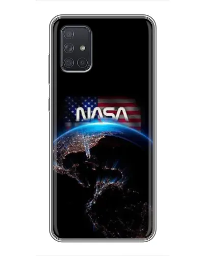 Чехол для Samsung Galaxy A71 (A715) с картинкой «Земля из космоса NASA»