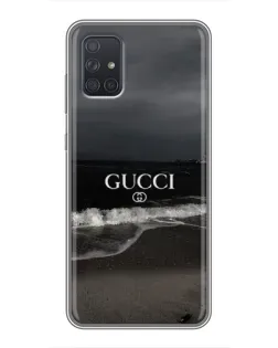 Чехол для Samsung Galaxy A71 (A715) с картинкой «Gucci — морской прибой»