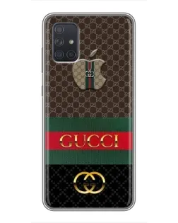 Чехол для Samsung Galaxy A71 (A715) с картинкой «Gucci — брендированный десерт»