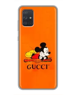 Чохол для Samsung Galaxy A71 (A715) з картинкою «Міккі Маус Gucci — помаранч» Чохол для Samsung Galaxy A71 (A715) з картинкою «Міккі Маус Gucci — помаранч»