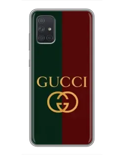 Чохол для Samsung Galaxy A71 (A715) з картинкою «Gucci — темно-зелений градієнт» Чохол для Samsung Galaxy A71 (A715) з картинкою «Gucci — темно-зелений градієнт»