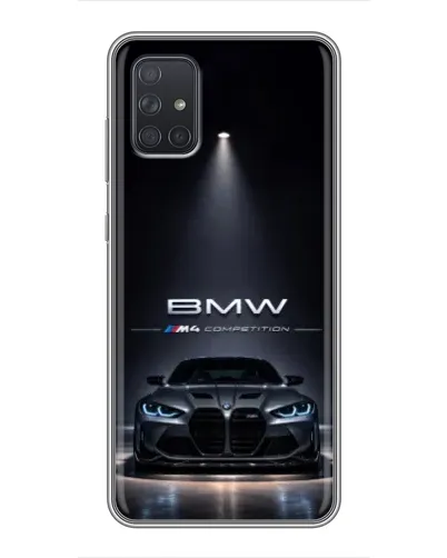 Чехол для Samsung Galaxy A71 (A715) с картинкой «BMW сквозь ночной город» Чехол для Samsung Galaxy A71 (A715) с картинкой «BMW сквозь ночной город»
