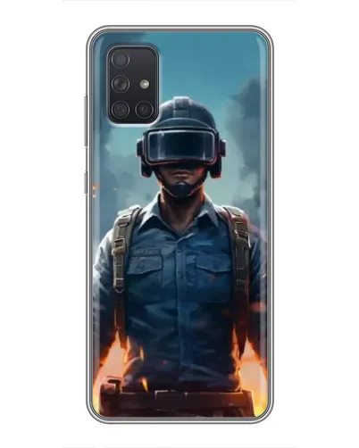 Чехол для Samsung Galaxy A71 (A715) с картинкой «PUBG — реалистичный герой» Чехол для Samsung Galaxy A71 (A715) с картинкой «PUBG — реалистичный герой»