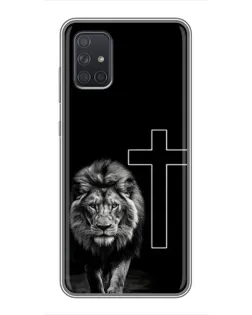 Чохол для Samsung Galaxy A71 (A715) з картинкою «Лев та Хрест» Чохол для Samsung Galaxy A71 (A715) з картинкою «Лев та Хрест»