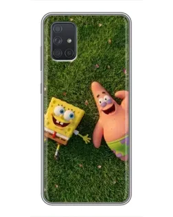 Чохол для Samsung Galaxy A71 (A715) з картинкою «Друзі на галявині»