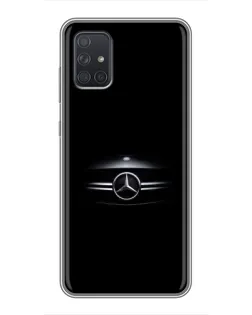 Чохол для Samsung Galaxy A71 (A715) з картинкою «Mercedes — абстрактні лінії»