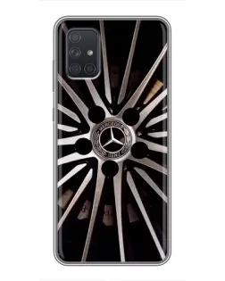 Чехол для Samsung Galaxy A71 (A715) с картинкой «Диск Mercedes»