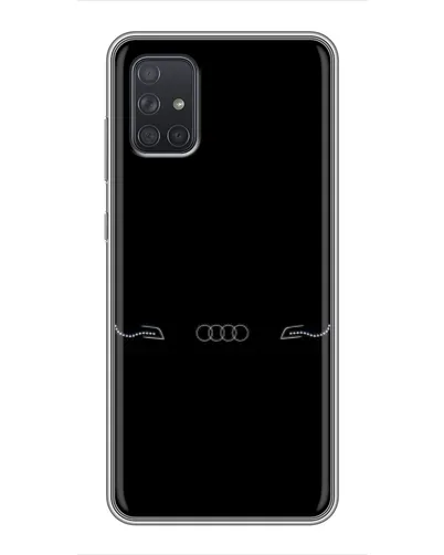 Чехол для Samsung Galaxy A71 (A715) с картинкой «Audi — световой подпись»