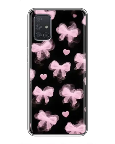 Чехол для Samsung Galaxy A71 (A715) с картинкой «Геометрия банта»