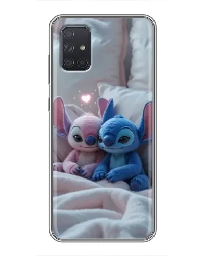 Чохол для Samsung Galaxy A71 (A715) з картинкою «Плюшеві Стіч Ангел»