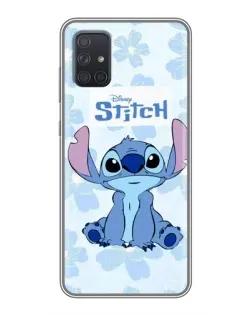Чохол для Samsung Galaxy A71 (A715) з картинкою «Stitch серед квітів»