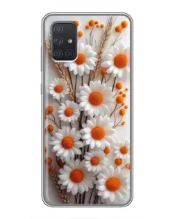 Чохол для Samsung Galaxy A71 (A715) з картинкою «Білі сухоцвіти» Чохол для Samsung Galaxy A71 (A715) з картинкою «Білі сухоцвіти»